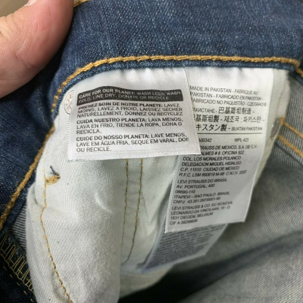 LEVI'S 527 100% COTTON RED TAB MENS JEANS Measured size 30x32(lighter) - Picture 5 of 8